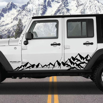 Mountains Landscape Vehicle Decal Set