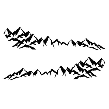 Mountains Landscape Vehicle Decal Set